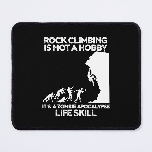 Item preview, Funny Climbing Zombie Escape Rock Climber designed and sold by LorraineRita.