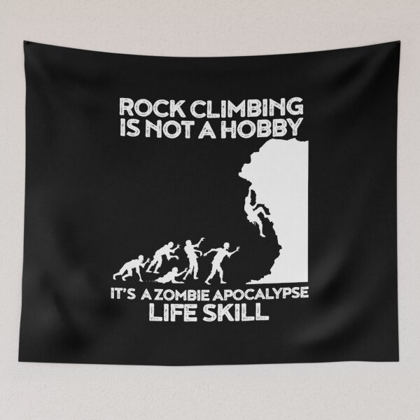 Item preview, Funny Climbing Zombie Escape Rock Climber designed and sold by LorraineRita.