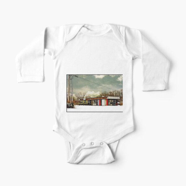 I-90 2-27-08 7:44 AM NEW YORK Long Sleeve Baby One-Piece
