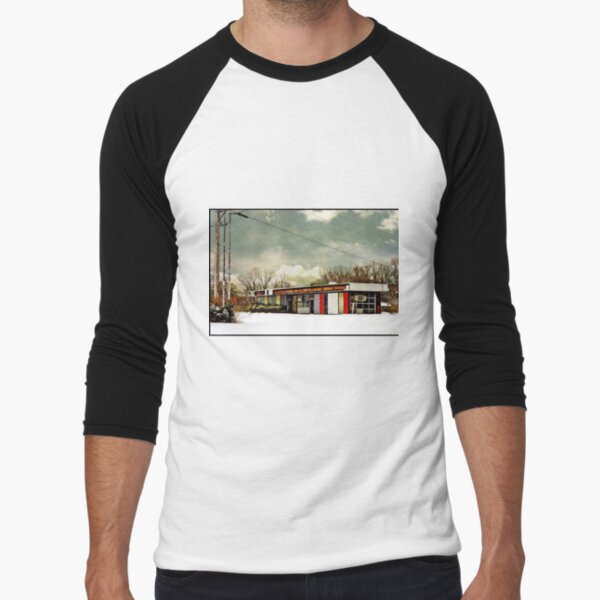 I-90 2-27-08 7:44 AM NEW YORK Baseball ¾ Sleeve T-Shirt