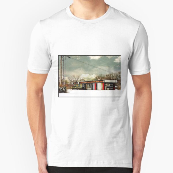 I-90 2-27-08 7:44 AM NEW YORK Slim Fit T-Shirt
