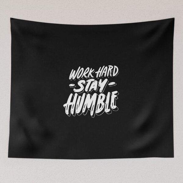Item preview, WORK HARD STAY HUMBLE Typography - Hustle Grind Mindset Design designed and sold by ConfuseLab Alt.