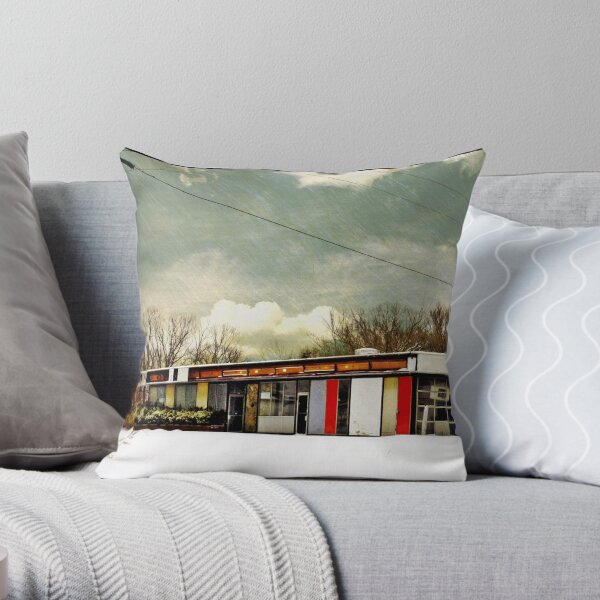 I-90 2-27-08 7:44 AM NEW YORK Throw Pillow