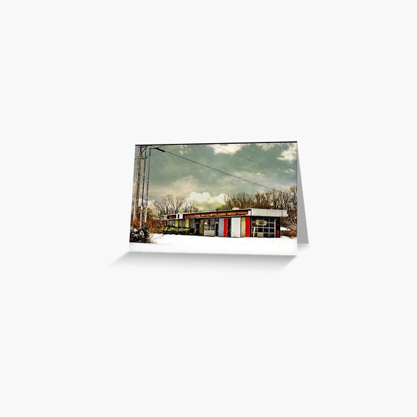 I-90 2-27-08 7:44 AM NEW YORK Greeting Card