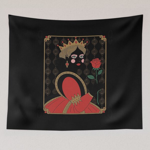 Item preview, Queen of hearts Blackjack Cards Poker 21 Q Couple Matching  designed and sold by estellaken.