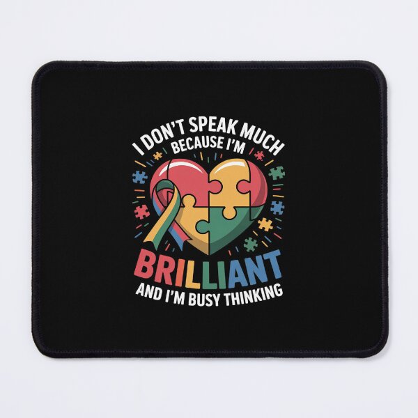 Item preview, I Don't Speak Much Brilliant Autism for All Autism Awareness designed and sold by GasVille.