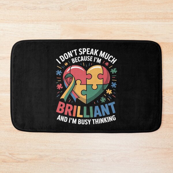 Item preview, I Don't Speak Much Brilliant Autism for All Autism Awareness designed and sold by GasVille.
