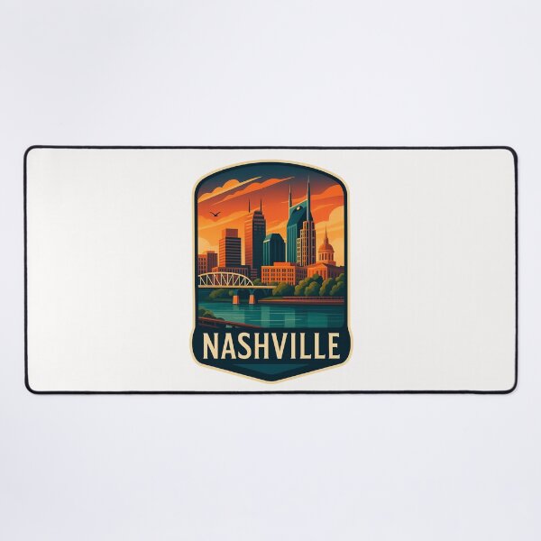 Item preview,  Nashville Tennessee Skyline at Sunset designed and sold by Places On Earth.