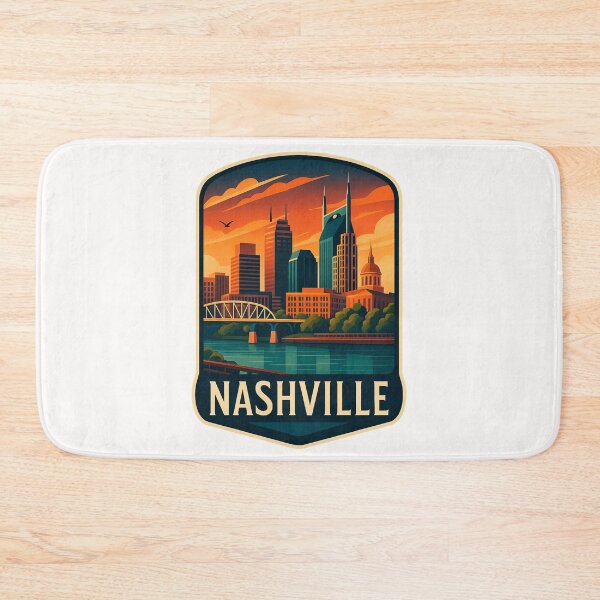 Item preview,  Nashville Tennessee Skyline at Sunset designed and sold by Places On Earth.