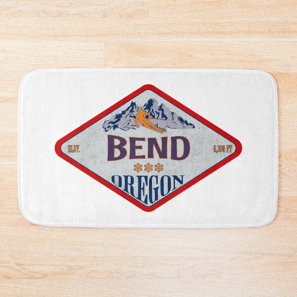 Item preview, Bend Ski Resort, Oregon, Vintage skiing badge design designed and sold by Wanderful-roads.