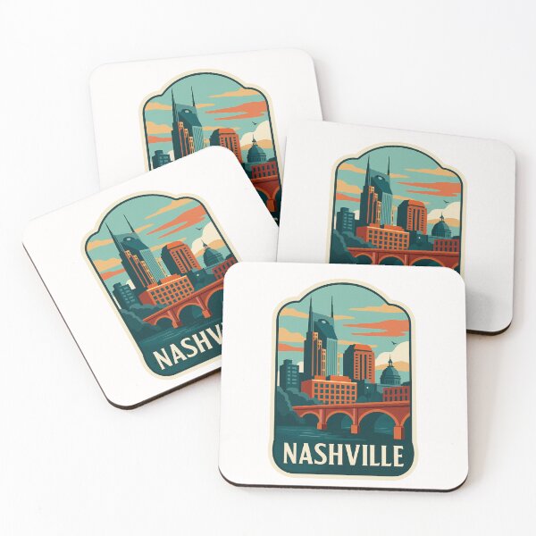 Item preview,  Scenic Nashville Skyline with Bridge View designed and sold by Places On Earth.