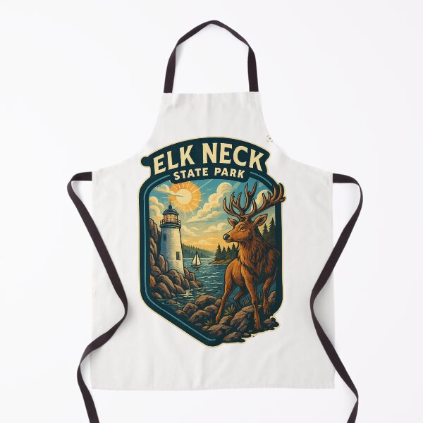 Item preview, Elk Neck State Park with Lighthouse and Elk designed and sold by Places On Earth.