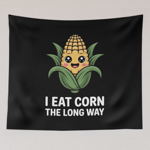 Item preview, I Eat Corn The Long Way designed and sold by DetroitMug.