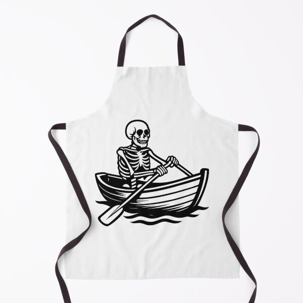Item preview, Skeleton Rowing Boat – Dark Humor Nautical Design designed and sold by luckyyouth.