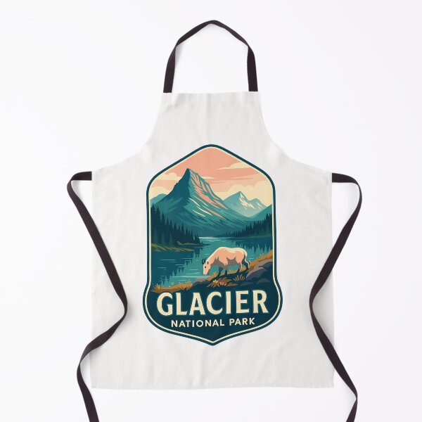 Item preview,  Mountain Goat in Glacier National Park Landscape designed and sold by Places On Earth.