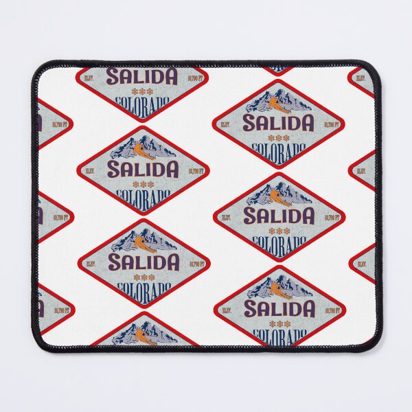 Item preview, Salida Ski Resort, Colorado, Vintage skiing badge design designed and sold by Wanderful-roads.