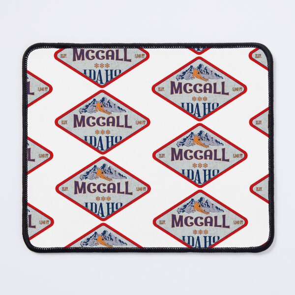 Item preview, McCall Ski Resort, Idaho, Vintage skiing badge design designed and sold by Wanderful-roads.