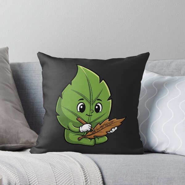 Item preview, Cute Leaf Character Drawing on Autumn Leaf Illustration designed and sold by hn79.