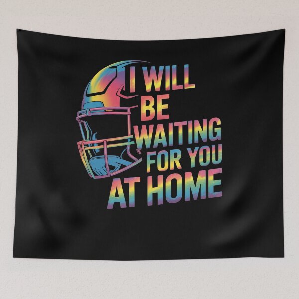 Item preview, I Will Be Waiting For You At Home Baseball Softball Catcher designed and sold by RayhendersonArt.