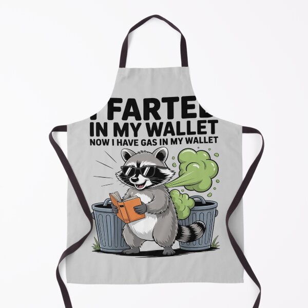 Item preview, I Farted in My Wallet Now I Have Gas Funny Raccoon designed and sold by DetroitMug.