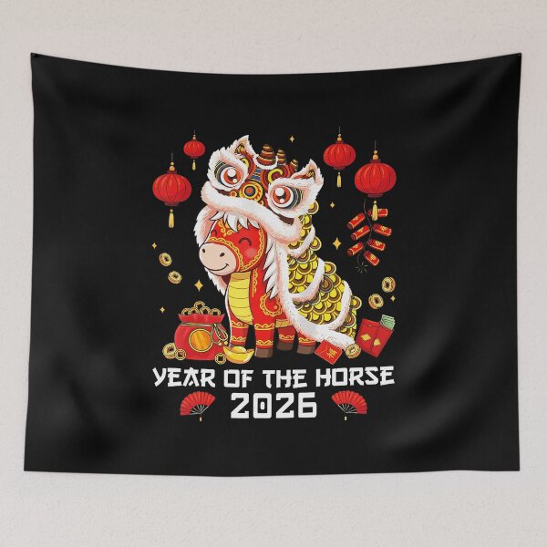 Item preview, Lunar New Year 2026 Chinese Decoration Year Of The Horse designed and sold by KristyCharleen.
