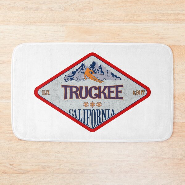 Item preview, Truckee Ski Resort, California, Vintage skiing badge design designed and sold by Wanderful-roads.