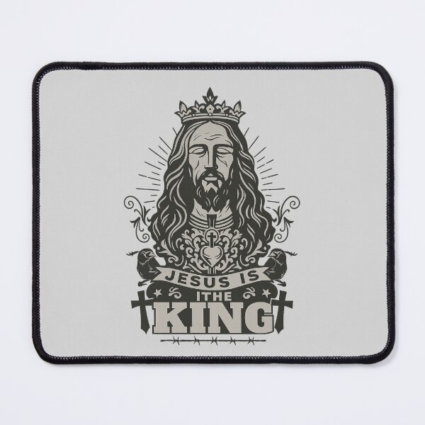 Item preview, Jesus Is The King Vintage Art | Christian Faith Graphic designed and sold by Honeyluxe3.