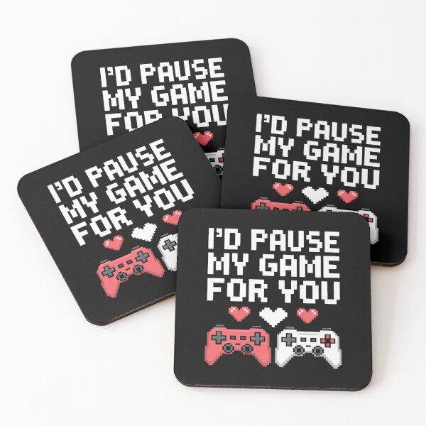 Item preview, I'D Pause My Game For You Valentine'S Day designed and sold by RayhendersonArt.