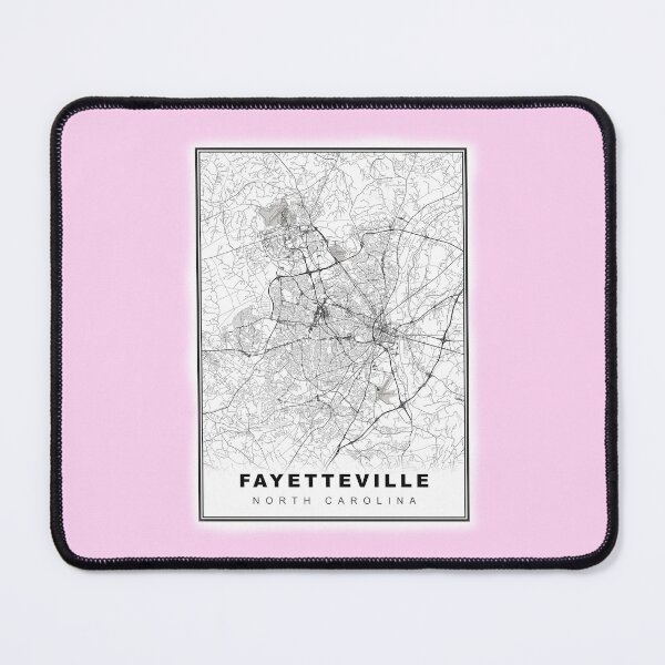 Item preview, Minimalist Fayetteville Map designed and sold by Tamas Das.