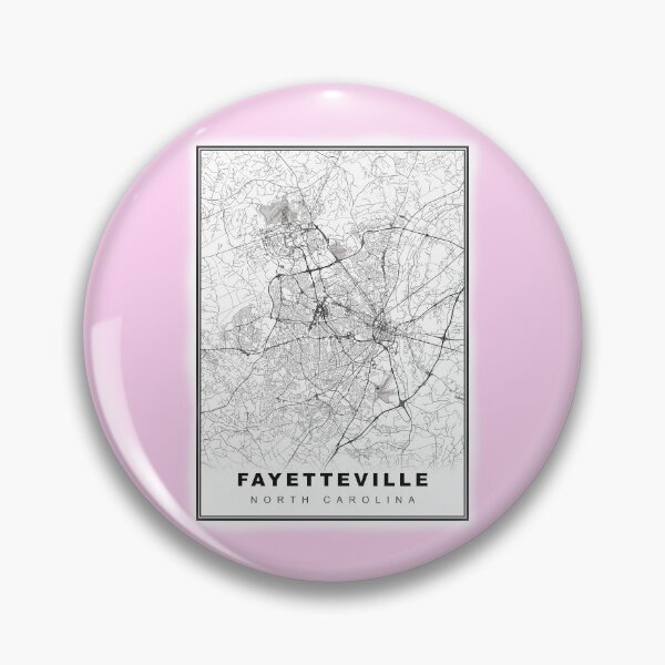 Item preview, Minimalist Fayetteville Map designed and sold by Tamas Das.