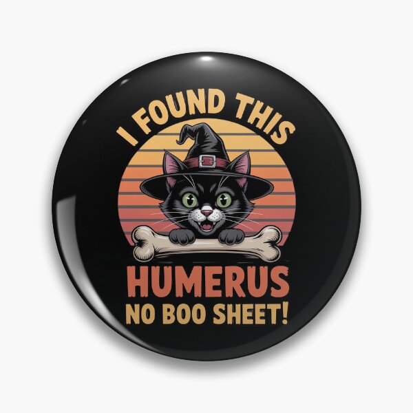 Item preview, I Found This Humerus No Boo Sheet - Cat Halloween designed and sold by DetroitMug.