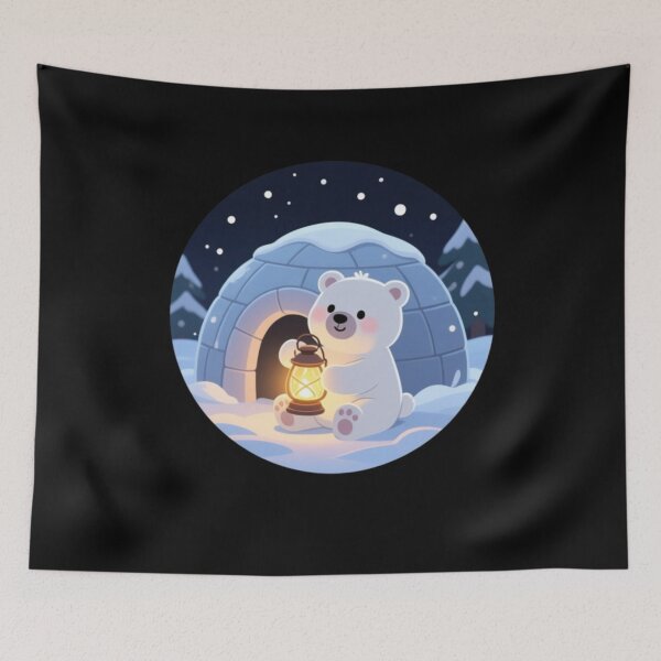 Item preview, Polar Cub Snow Lantern Keeper designed and sold by Aetheriswork.