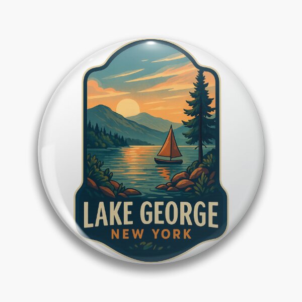 Item preview,  Lake George New York Sailboat Sunset designed and sold by Aryabek.