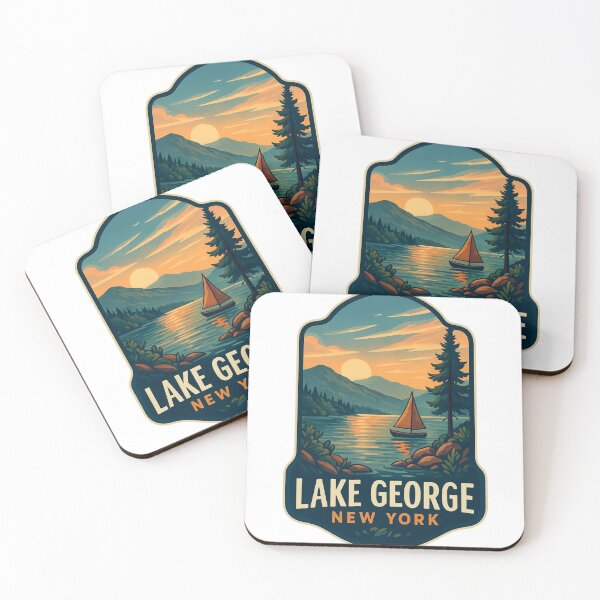 Item preview,  Lake George New York Sailboat Sunset designed and sold by Aryabek.