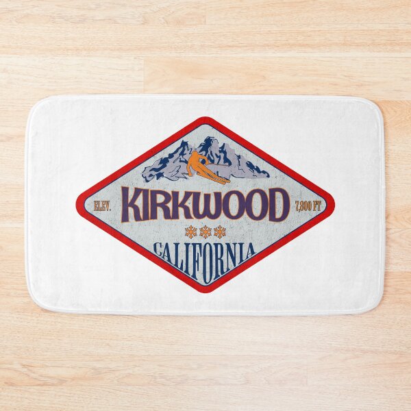 Item preview, Kirkwood Ski Resort, California, Vermont, Vintage skiing badge design designed and sold by Wanderful-roads.