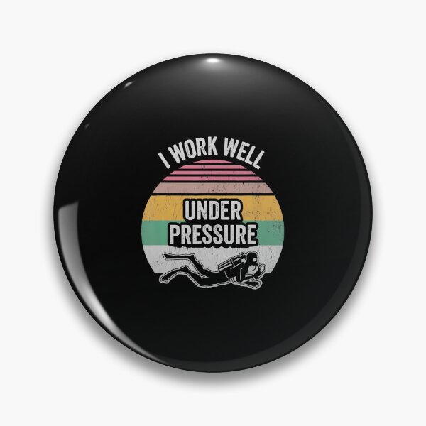Item preview, I Work Well Under Pressure Scuba Diver designed and sold by TaraLiliana.