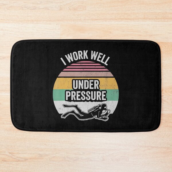 Item preview, I Work Well Under Pressure Scuba Diver designed and sold by TaraLiliana.