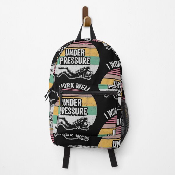 Item preview, I Work Well Under Pressure Scuba Diver designed and sold by TaraLiliana.