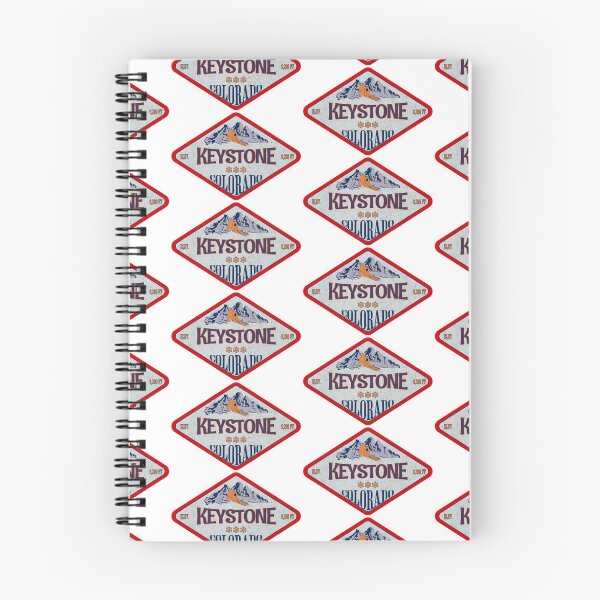 Item preview, Keystone Ski Resort, Colorado, Vermont, Vintage skiing badge design designed and sold by Wanderful-roads.