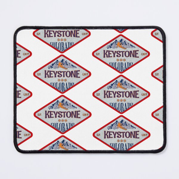 Item preview, Keystone Ski Resort, Colorado, Vermont, Vintage skiing badge design designed and sold by Wanderful-roads.