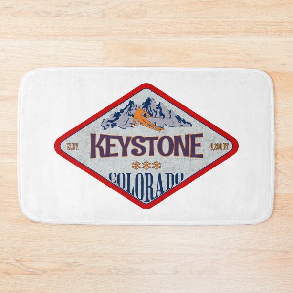 Item preview, Keystone Ski Resort, Colorado, Vermont, Vintage skiing badge design designed and sold by Wanderful-roads.
