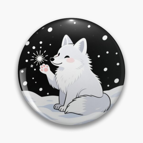 Item preview, Arctic Fox Snowflake Whisperer designed and sold by Aetheriswork.