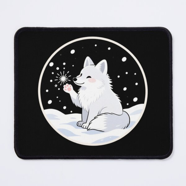 Item preview, Arctic Fox Snowflake Whisperer designed and sold by Aetheriswork.
