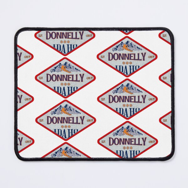 Item preview, Donnelly Ski Resort, Idaho, Vermont, Vintage skiing badge design designed and sold by Wanderful-roads.