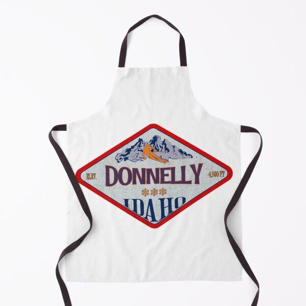 Item preview, Donnelly Ski Resort, Idaho, Vermont, Vintage skiing badge design designed and sold by Wanderful-roads.