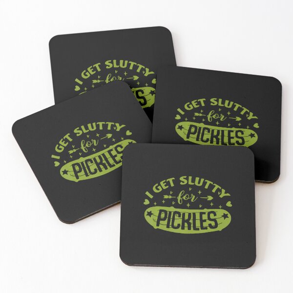Item preview, Pickle Lover Slut I Get Slutty For Pickles Funny designed and sold by LorraineRita.
