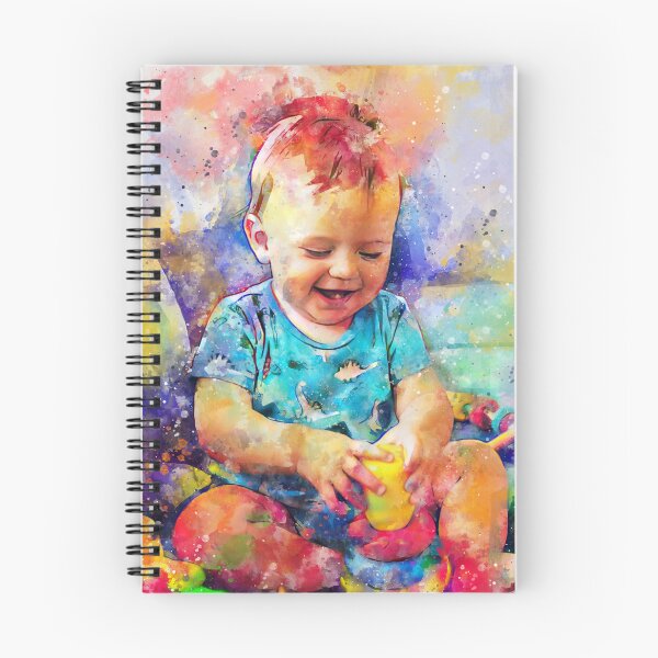 Item preview,  Custom Baby watercolor  portrait designed and sold by Nora Gad.