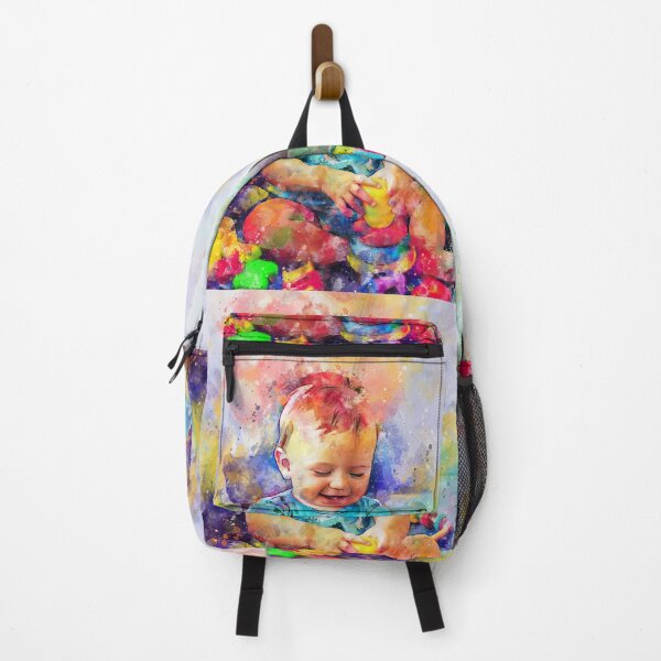 Item preview, Custom Baby watercolor portrait designed and sold by Nora Gad.