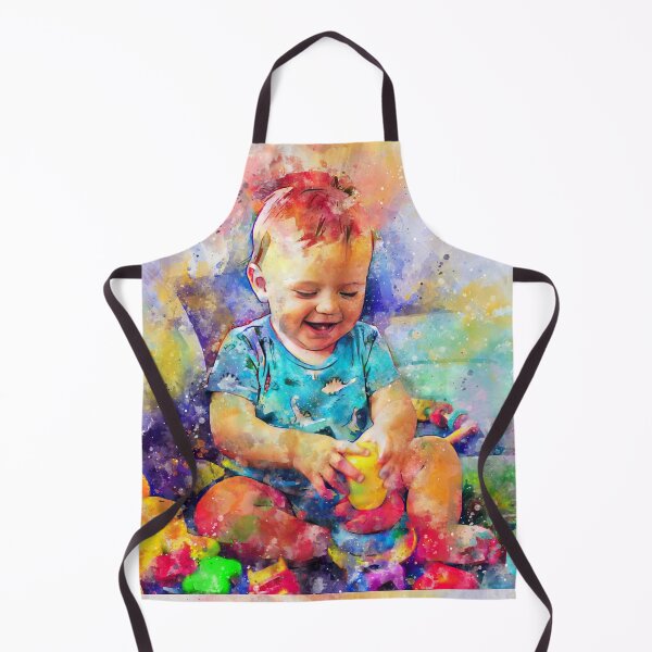 Item preview, Custom Baby watercolor portrait designed and sold by Nora Gad.