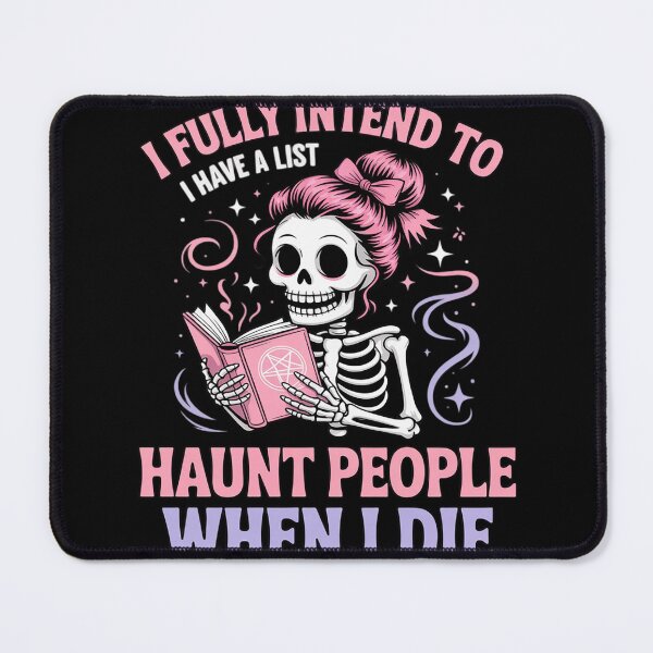 Item preview, I Fully Intend to Haunt People When I Die designed and sold by DetroitMug.